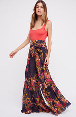 Wide Leg Print Pants