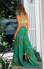 Wide Leg Print Pants
