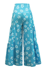 Wide Leg Print Pants
