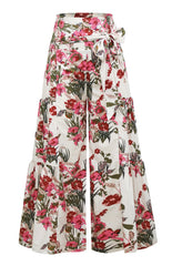 Wide Leg Print Pants