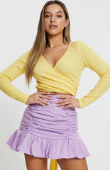 Pleated Ruffle Skirt