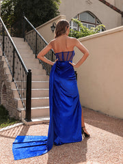 blue spicy dress