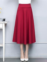 Mid-Length Skirt