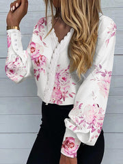 Lace Long Sleeve Blouse