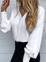 Lace Long Sleeve Blouse
