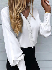 Lace Long Sleeve Blouse