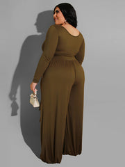 Plus Size Two Piece Outfit