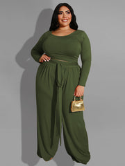 Plus Size Two Piece Outfit