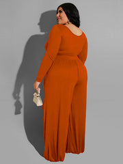 Plus Size Two Piece Outfit