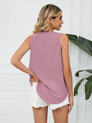 V-Neck Sleeveless Top
