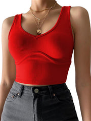 Knit Slim Fit Tank Top