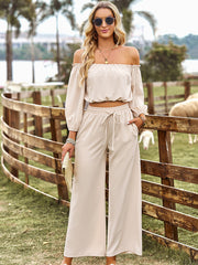 Two-Piece Top and Pants Set