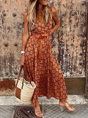 Sleeveless Shirtdress