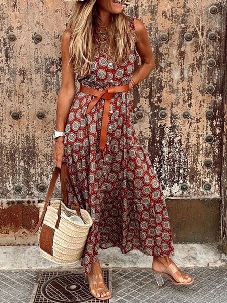 Sleeveless Shirtdress