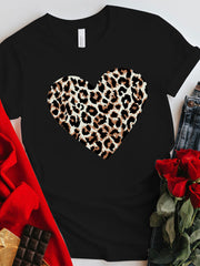 Leopard Heart T-Shirt