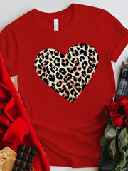Leopard Heart T-Shirt