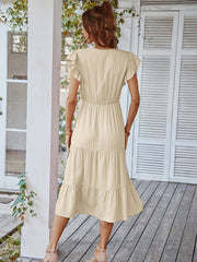 khaki Bohemian dress