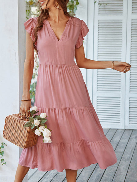 pink dress