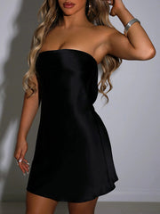 Satin Sleeveless Dress