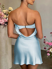 Satin Sleeveless Dress