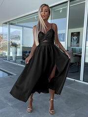 Woven Sexy Long Dress