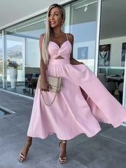 Woven Sexy Long Dress