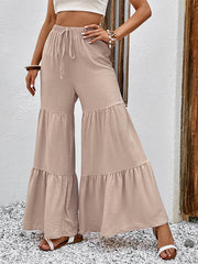 Khaki Flared Pants