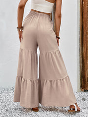 Khaki Flared Pants