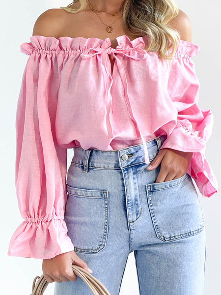 pink shirt