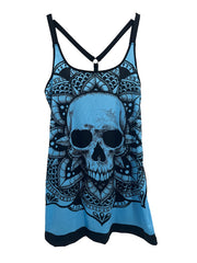 Skull Mandala Tank Top