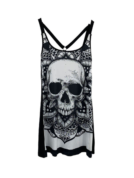 Skull Mandala Tank Top