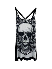Skull Mandala Tank Top