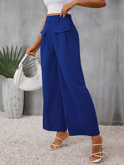 blue casual pants