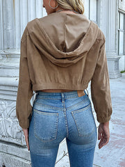 Hooded Corduroy Jacket